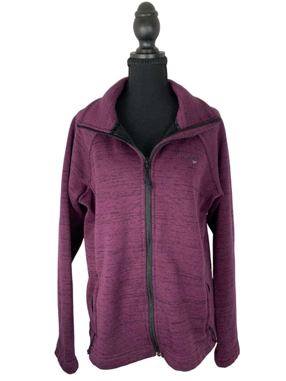 Columbia GRT Plum Full-Zip Bomber Jacket Women's XL Activewear Gorpcore Fall